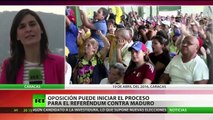 El CNE de Venezuela entregará el documento para iniciar el referendo revocatorio del presidente