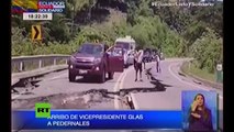 Así quedaron las carreteras en Ecuador tras terremoto de 7,8