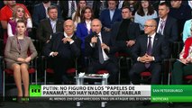 Vladímir Putin habla por primera vez de los 'papeles de Panamá'