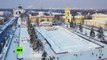 Desde lo alto: el espectacular Centro Panruso de Exposiciones de Moscú a vista de dron