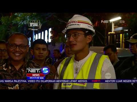 Sandiaga Uno Tinjau Lokasi Underpass Matraman -NET5
