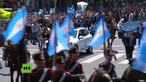 Macri llega al Congreso de la Nación para asumir la Presidencia