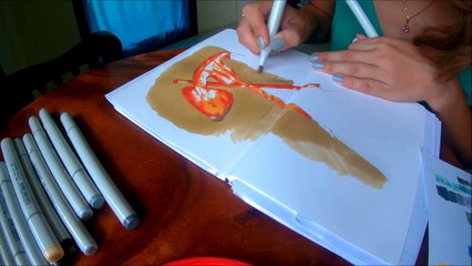 Speedpainting by markers