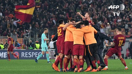 Roma stun Barcelona after comeback win