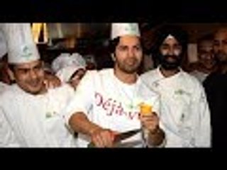 Varun Dhawan Promotes October In Chef Uniform | Bollywood Buzz