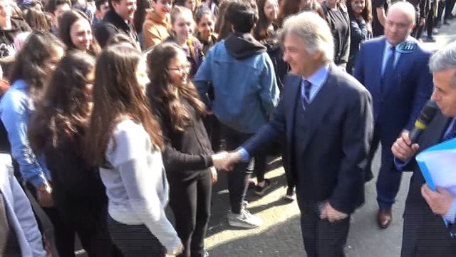 Beyoğlu Belediye Başkanı Demircan, Sarıyer'de öğrencilerle buluştu