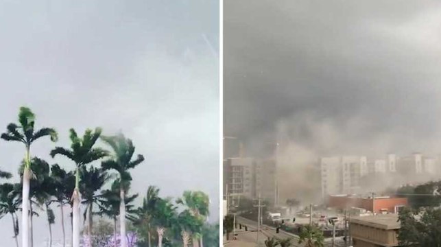 Cette tornade s’est formée sous leurs yeux et ils sont impressionnés