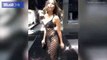 Model Olivia Culpo stuns in revealing black mesh dress