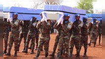 Mali : hommage aux derniers casques bleus tombés