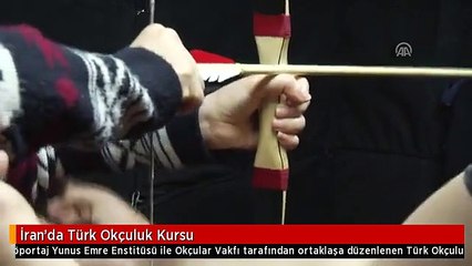 İran'da Türk Okçuluk Kursu