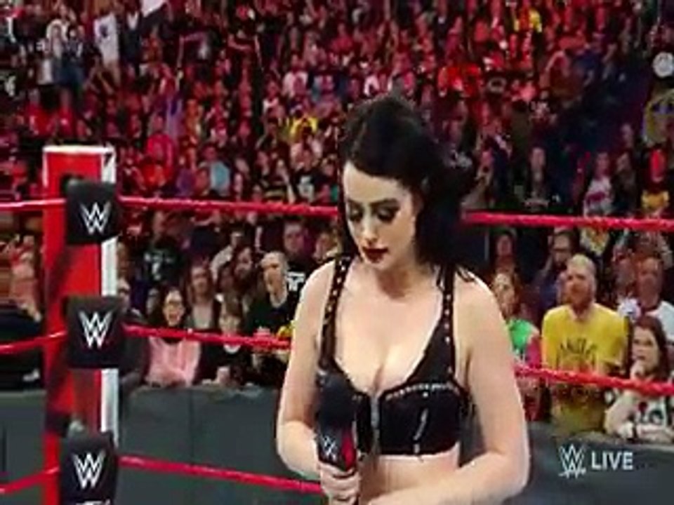Paige Gives An Emotional Retirement Speech- Raw, April 9, 2018 - dailymotion