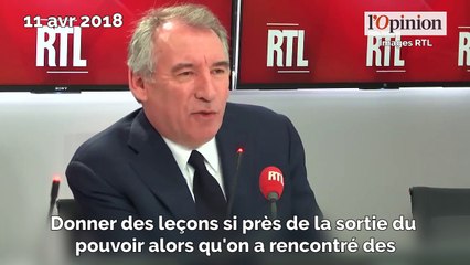 «Les Leçons du pouvoir» d’Hollande: Bayrou dubitatif sur la démarche