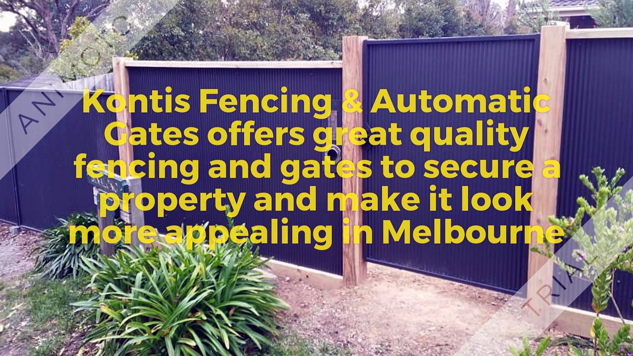 Cost Effective Automatic Sliding Gates in Melbourne by Kontis Fencing