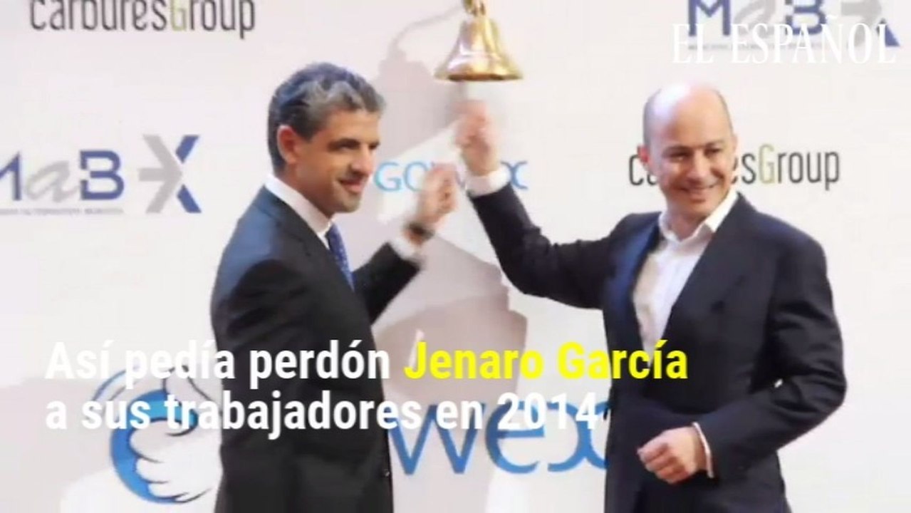 Así pedía perdón Jenaro García a sus trabajador...