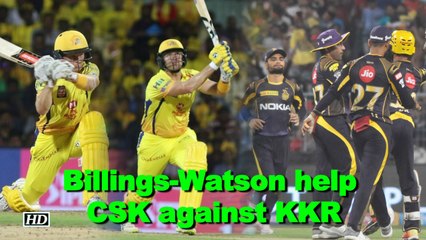 IPL 2018: Billings, Watson help CSK pull off heist against KKR