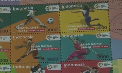 PT Pos Indonesia Promosikan Asian Games Lewat Prangko