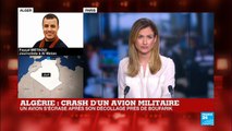 Algérie : un avion militaire s''est écrasé près de Boufarik