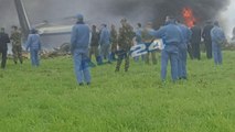 Military plane crashes in Algeria 'killing several people'