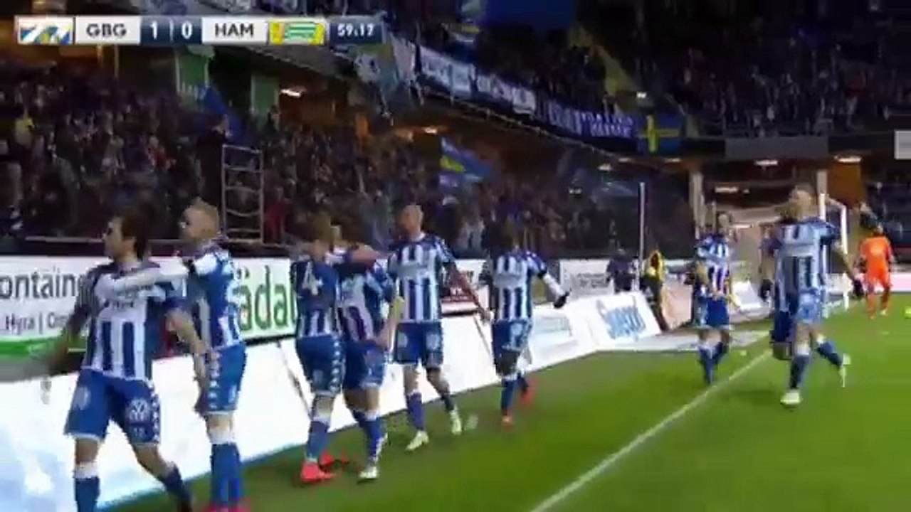 Goeteborg 1:0 Hammarby  (Sweden. Allsvenskan. 10 April 2018)