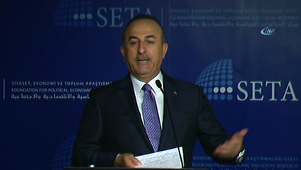 Dışişleri Bakanı Çavuşoğlu, SETA'nın 'Avrupa İslamofobi Raporu 2017' programında konuştu
