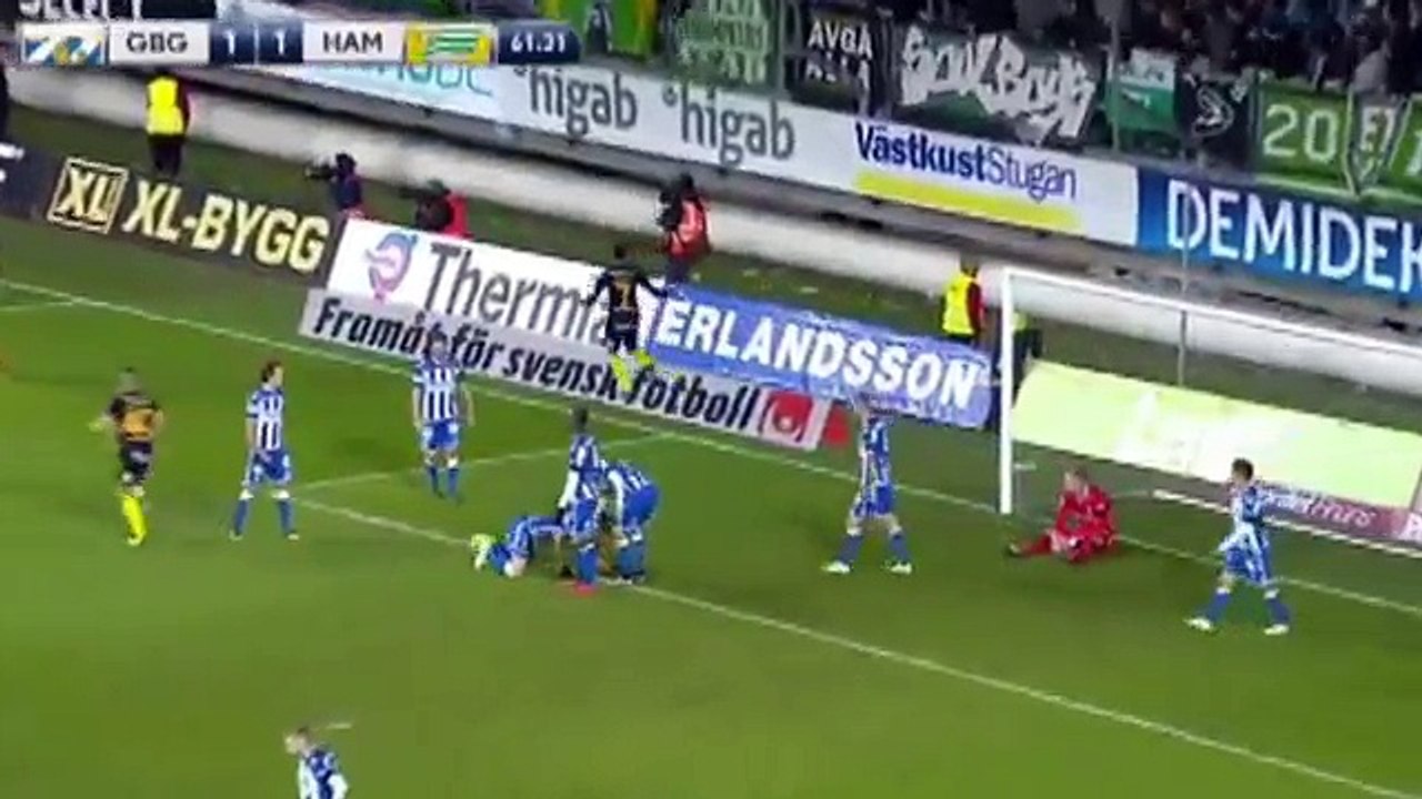 Goeteborg 1:1 Hammarby  (Sweden. Allsvenskan. 10 April 2018)
