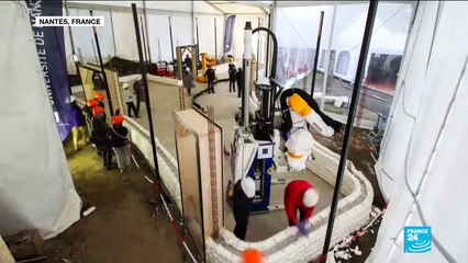 France: Engineers unveil a new house entirely built by 3-D printers, "a step forward in green construction"