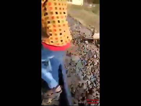 Two Indian Railway Workers Found A boy . Playing With Railway Track With Stone, Something Bad Will Happned .