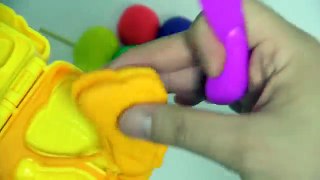 Rainbow Skewers Learn Colors Play Doh Modelling Clay Funny Molds Baby Nursery Rhymes For Kids
