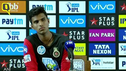 Washington Sundar on Royal Challengers Bangalore's First Win in IPL 2018