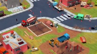 Мультфильм Игра Little Builders App Trucks, Cranes & Diggers