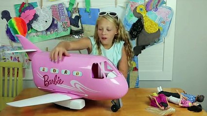 BARBIE HAS A PRIVATE JET AIRPLANE!