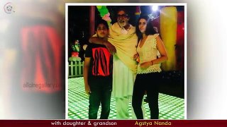 Actor Amitabh Bachchan Family Photos with Wife, Son & Daughter