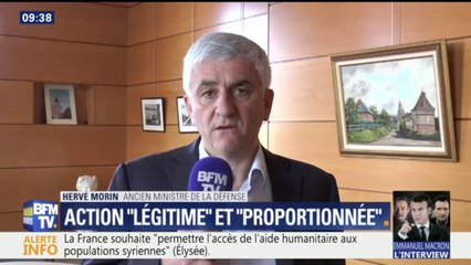 Hervé Morin: “Si les preuves d’attaque chimique sont avérées, il fallait évidemment frapper”