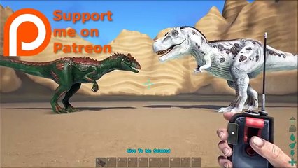 ARK | ALLO vs T REX | Allosaurus VS T rex & Alpha Rex | Dino Battle Gameplay