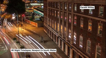 Night time-lapse in South Wales