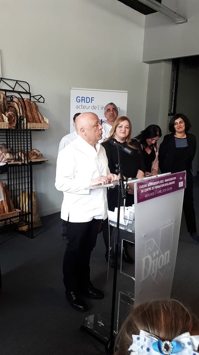 Dijon : le chef Thierry Marx est venu inaugurer son centre de formation
