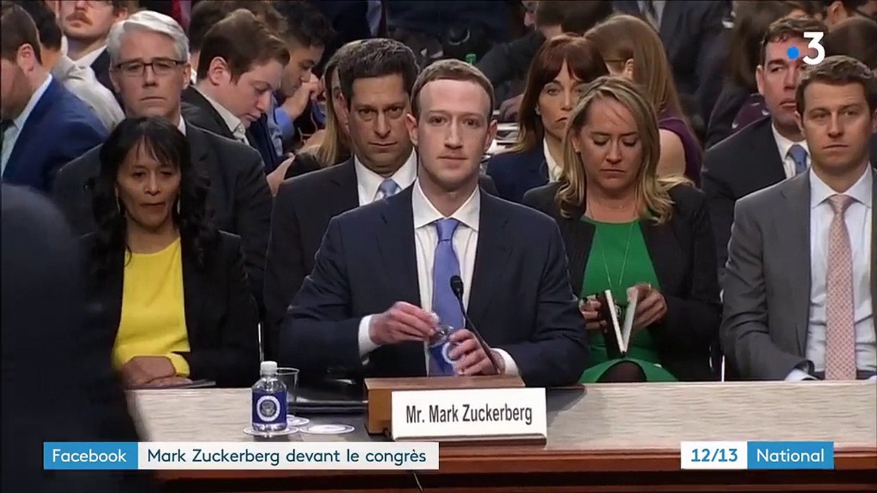 Facebook : Mark Zuckerberg devant le Congrès