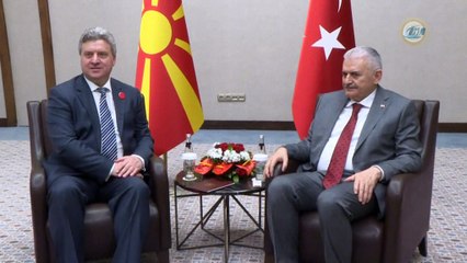 Başbakan Yıldırım, Makedonya Cumhurbaşkanı İvanov ile görüştü