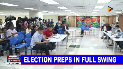 Election preps in full swing