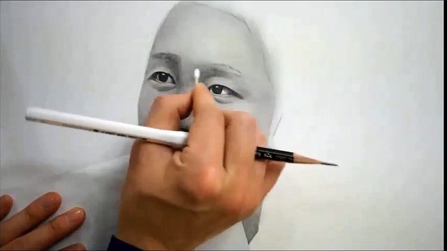 연필그림 - 인물그리기 (배우 정해인) / Pencil Portrait (Speed Drawing)