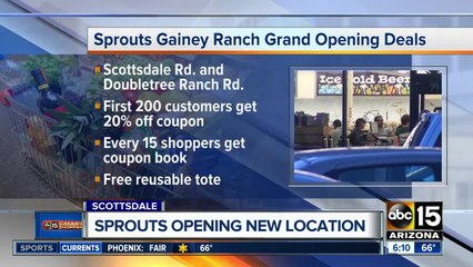 Sprouts celebrates grand opening with coupons