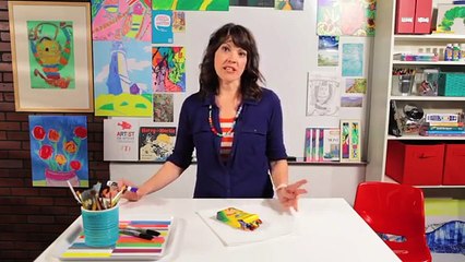 How to draw a Castle - Great Artist Mom - Guided Drawing
