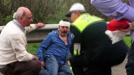 TEM otoyolunda trafik kazası: 1 ölü, 4 yaralı - BOLU