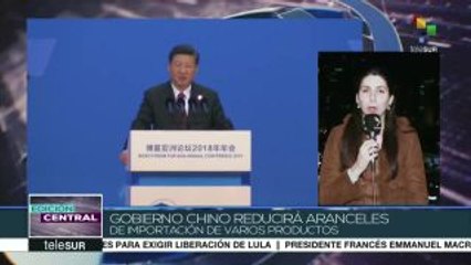 China expandirá importaciones y reducirá aranceles
