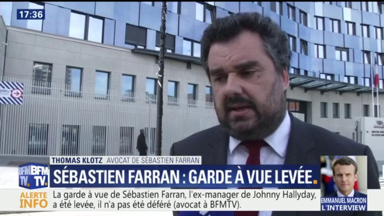 "Sébastien Farran n'est pas déféré, il est laissé libre", dit son avocat après la garde à vue du manager
