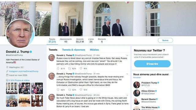 Trump advierte desafiante que los misiles llegarán a Siria