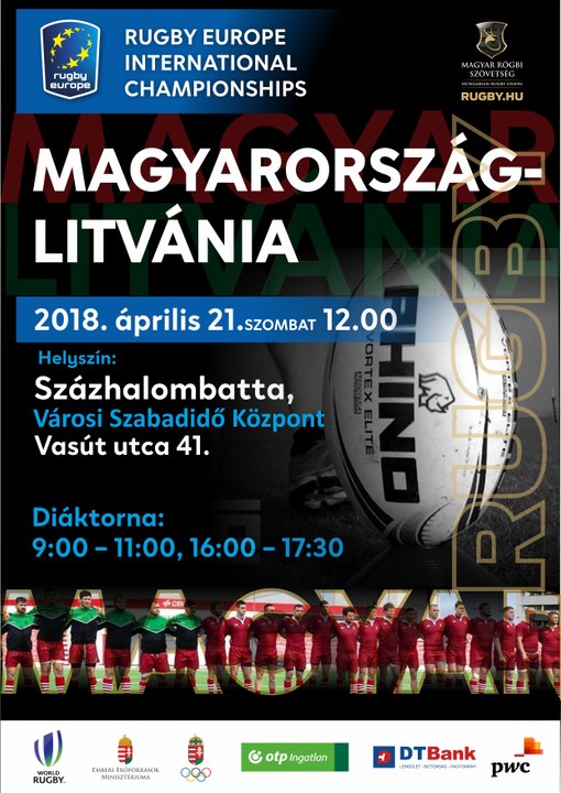 HUNGARY / LITHUANIA - RUGBY EUROPE CONFERENCE 1 NORTH 2017/2018