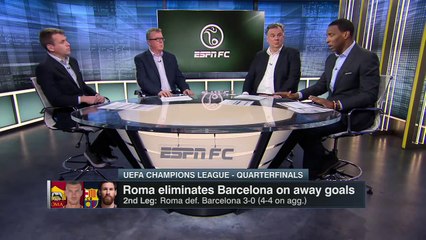 ESPN FC TV Full Show 4/11/2018 - Roma def. Barcelona 3-0, Liverpool def. Manchester City 2-1