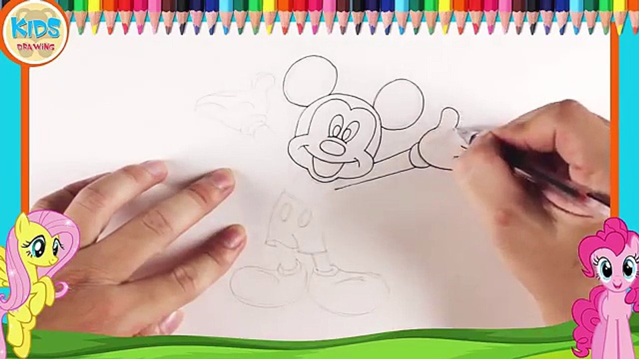 How to draw Mickey Mouse Disney Channel | Drawing Lessons for Kids