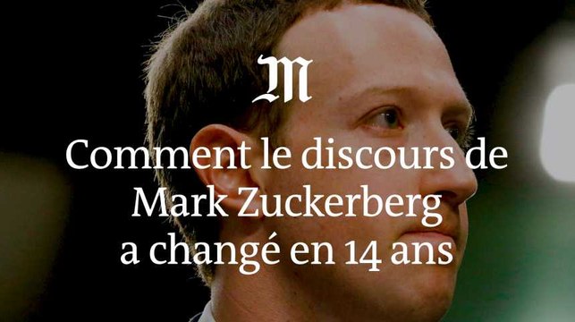 Comment le discours de Mark Zuckerberg a changé en quatorze ans